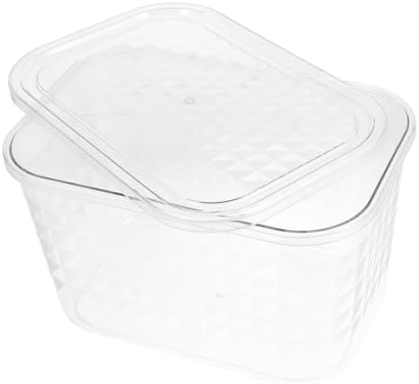 STOBOK Transparent Book Organizer Storage Case Pet Book Organizing Box for Home Office Kitchen and Bathroom Easy to Use and More