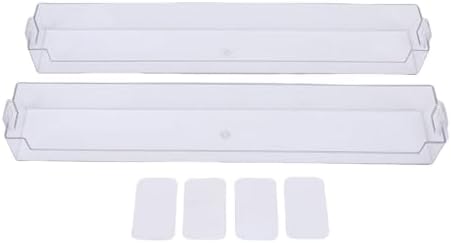 SUNGOOYUE Tape Storage Box, PET Tape Organizer with Adhesive Wall Mounted Design, 2 Pcs 12.4 X 1.97 X 1.18 in, Clear Space Saving Holder for Washi Scrapbooking Craft Room (Transparent)