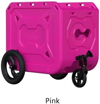 ZJchao Cart Trailer Pet Carrier with Wheels Folding Large Dogs for Camping