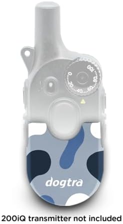Dogtra 200iQ Remote Case Only – Swappable Replacement Cover for Remote Dog Training E-Collar – Lightweight, Durable, Custom Fit – Easy 1-Screw Install to Personalize Your Gear – Abstract Blue