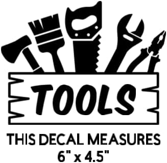 Storage Bin Organization Decals, Tools Style | Vinyl Label Stickers, For Organizing Containers, Multiple Categories, Plastic Bins Not Included
