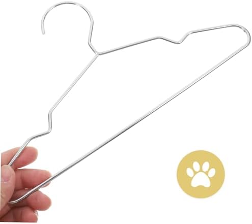 10pcs Small Pet Coat Hanger Steel Pet Apparel Hanger for Cats Dogs Dogs Puppy Anti-Skid Clothing Rack