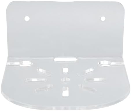 Wall Mount Camera Shelf, Transparent Floating Shelf with Acrylic for Security Cameras, Key Holders, and Baby Monitors, Ideal for Living Rooms, Bedrooms, and RVs