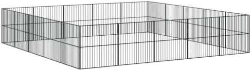 Large Dog Playpen Heavy Duty Galvanized Steel Pet Exercise Pen for Medium and Small Dogs Outdoor Exercise Enclosure
