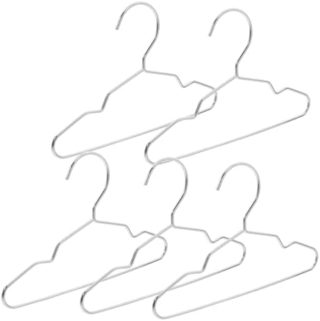 10pcs Steel Pet Apparel Hanger Hangers for Clothing Storage Fit Garment Organizer for Pet Wardrobe and Accessories