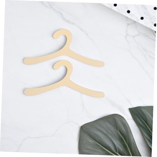 20pcs Small Plastic Dog Clothes Hangers Rack for Space-Saving Pet Apparel Storage Lightweight and Elegant and Cats for Closet Organization