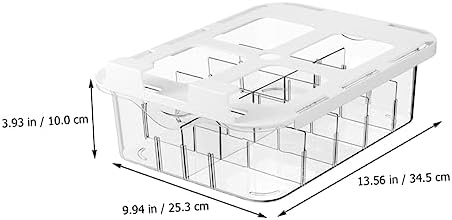 PRETYZOOM Type Underwear and Sock Organizer Box Multi Functional Storage for Closet Easy Installation Pet Material Compartment Divider for Neat Arrangement