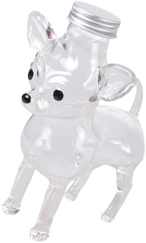 Dog Themed Air Tight Glass Snacks Jar with Secure Lid for Storing Cookie Coffee Pet Treats Kitchen Organizers Dog Treat Storage Container