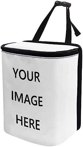 DISNIMO Custom Car Garbage Can Cute Cat Car Trash Can with Lid Car Garbage Can Leak Proof Auto Car Trash Bag Hanging Car Organizer Multipurpose Bin for SUV