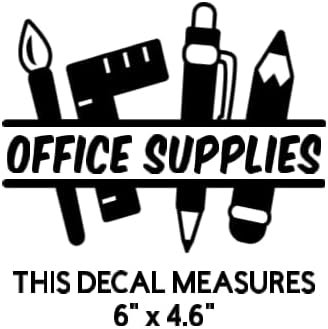 Storage Bin Organization Decals, Office Supplies Style | Storage Bin Organization Decals, Vinyl Label Stickers, Bins Not Included