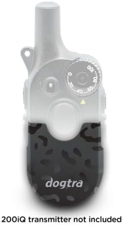 Dogtra 200iQ Remote Case Only – Swappable Replacement Cover for Remote Dog Training E-Collar – Lightweight, Durable, Custom Fit – Easy 1-Screw Install to Personalize Your Gear – Black Leopard