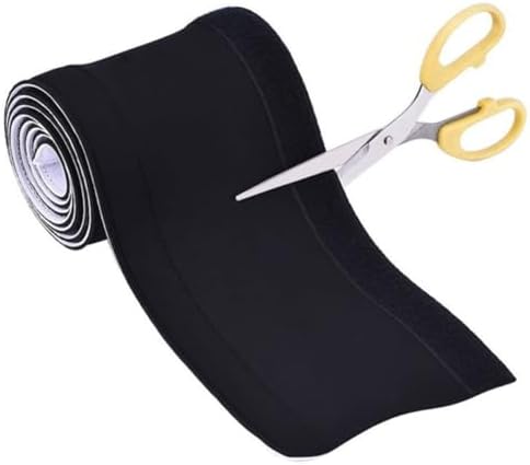 Homoyoyo 2 Pcs Neoprene Cable Management Sleeve for Protecting Cords from Chewing Pets and Foot Traffic, Flexible Cord Organizer Sleeve for Home and Office Use
