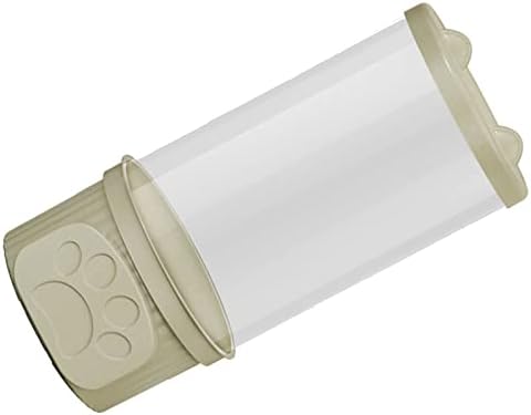 aqxreight Toy Storage Container PET Transparent Cylinder P Toy Display Bucket with PP Lid for Home Organization White Storage ContainerP Display Conta Be Opened for to PP (Green)