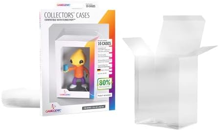 Gamegenic Collectors' Cases | Compatible with Funko POP! Boxes | Pack of 10 Cases for Collectibles | Premium Quality Extra-Clear Protective Cases | Easy to Assemble | Made