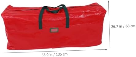 Large Christmas Tree Storage Bag with Handles Organizer for Holiday Storage Lightweight Design Easy to Carry Pouch for Xmas Tree and Seasonal Items