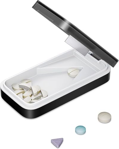 Pill Cutter + Pill Organizer 2 Pack