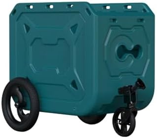 ZJchao Cart Trailer Pet Carrier with Wheels Folding Large Dogs for Camping