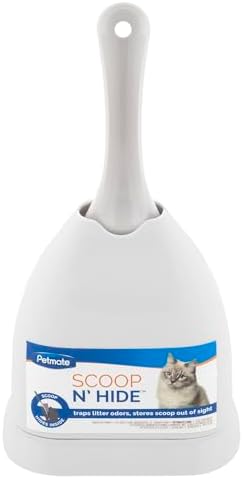 Petmate Scoop N' Hide Cat Litter Scoop, White