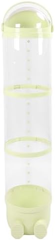 Stuffed Animal Storage Tube 130cm Large Capacity Transparent Plush Toy Display Bucket Organizer for Playroom Bedroom (Green)
