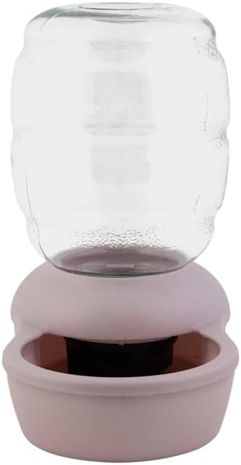 Petmate Violet Replendish Gravity Automatic Pet Waterer Water Dispenser Station for Cats and Dogs 0.5 Gallon