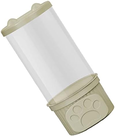 aqxreight Toy Storage Container PET Transparent Cylinder P Toy Display Bucket with PP Lid for Home Organization White Storage ContainerP Display Conta Be Opened for to PP (Green)