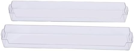 SUNGOOYUE Tape Storage Box, PET Tape Organizer with Adhesive Wall Mounted Design, 2 Pcs 12.4 X 1.97 X 1.18 in, Clear Space Saving Holder for Washi Scrapbooking Craft Room (Transparent)