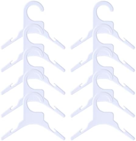 10pcs Pet Clothing Hangers Dog Cats Clothes Hanger Outfit Rack for Various Dog Clothes Organizing Hanging Rack