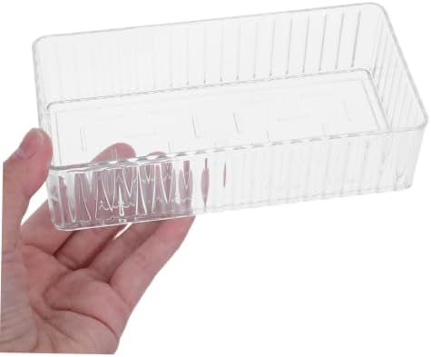 Homoyoyo 10pcs Plastic Drawer Organizer Tray Set with 4 Sizes, Stackable Pet Multi-use Divider System with Removable Dividers and Raised Edges, for Vanity, Kitchen Gadgets, Nail Tools,