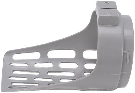 Focket Cat Litter Scooper, Large Capacity Ergonomic Handle Litter Scoop with Waste Can, 2 in 1 Scoop with Builtin Bag Storage for Pet Cats