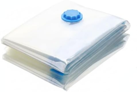 Vacuum Storage Bags with Hand Pump, Space Saver Compression Bags for Clothes and Bedding, Travel and Closet Organization (1 PC)