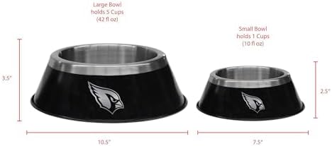 Littlearth NFL All Pro Pet Bowl, Arizona Cardinals, Large