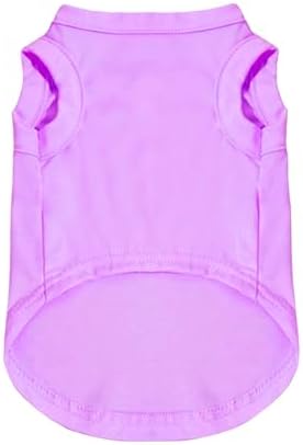 Custom Dog Shirt,Personalized Pet Vest Apparel with Name Text Photo Image,Lightweight Breathable PuppysKitten Variousize,Purple