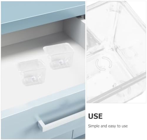 SEWACC 13pcs Plastic Desk Drawer Organizer Bins for Classified Organization, Reusable Pet Storage Boxes with Rectangle and Square Shapes, for Desktop and Working Desk Accessories