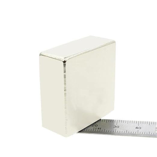 1/2/3/5PCS 40x40x20 mm Thick Quadrate Permanent Strip Neodymium 40x40x20mm Magnetic 40 * 40 * 20 m Magnets(1pc)