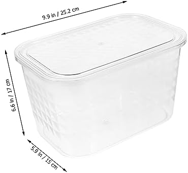 STOBOK Transparent Book Organizer Storage Case Pet Book Organizing Box for Home Office Kitchen and Bathroom Easy to Use and More