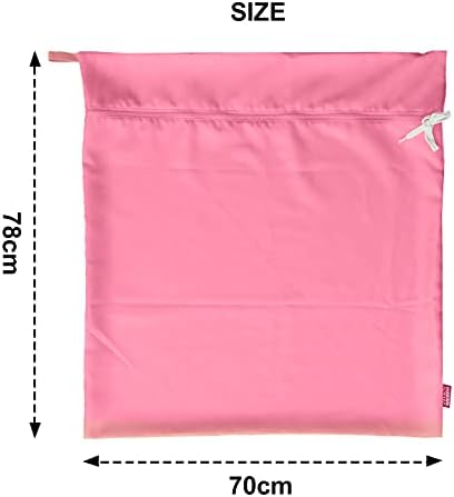 Harrison Howard Pet Washing Bag Dog Cat Horse Hair Laundry Bag for Rug Sheet Boots Pets Laundry Helper Pastel Pink