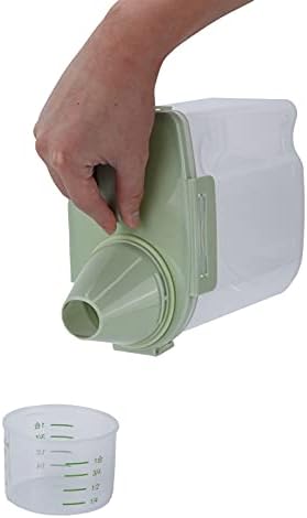 Pet Food Container Moisture Proof Dog Food Storage Tank with Airtight Lid Measuring Cup for Travel Camping Pet Supply