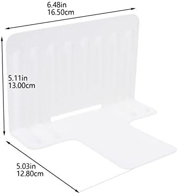 Cabilock 4pcs Separator Storage Dividers for Refrigerator and Desk Organization Premium Plastic Partition Board for Food and Household Items Easy to Use and Clean