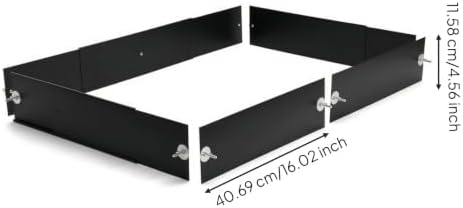 Pet Enclosure Panel Foldable Fence with Metal Fasteners Portable Dog Pen for Young Dogs, Waste Area Area