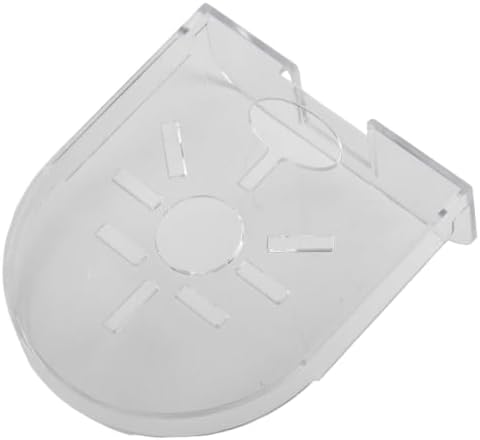 Non-Drilling Wall Mount Camera, Plastic Floating(Transparent) | Plastic Material, Cable Management Slot, Strong Tape Install, Fits Cameras Routers Speakers, Living Room Bedroom Office