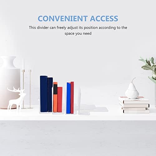 Cabilock 4pcs Separator Storage Dividers for Refrigerator and Desk Organization Premium Plastic Partition Board for Food and Household Items Easy to Use and Clean
