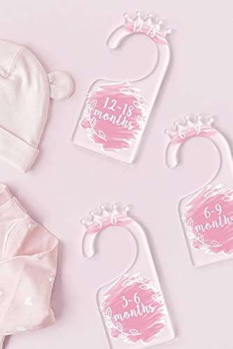 OneDream Acrylic Baby Closet Dividers, Baby Clothes Dividers for Closet
