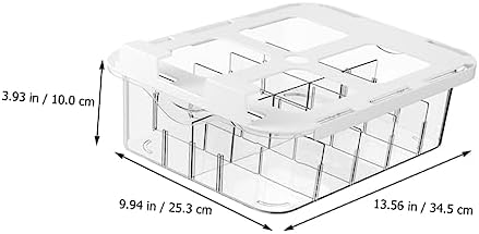 MAGICLULU Underwear and Socks Drawer Organizer with Transparent Compartments Pet Material Storage Box for Closet and Bedroom Capacity Divider for Bras Panties and Clothes Storage