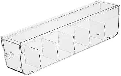 Bra Organizer Underwear Storage Box Drawer Organizer Storage Case with Lid PET Material Pull Out Divider Transparent Panel Suitable for