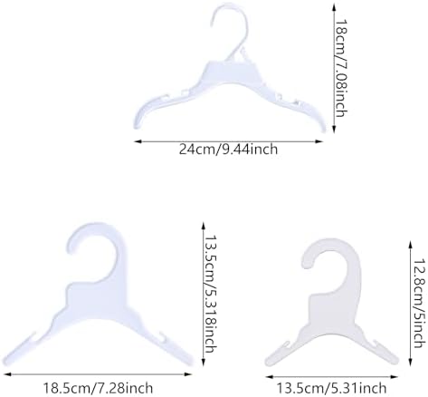 of 10 Antislip Hangers for Pet Clothiing Dog Clothes Rack for Pet Groomers and Owner Nondeformaion Hangers Accessories