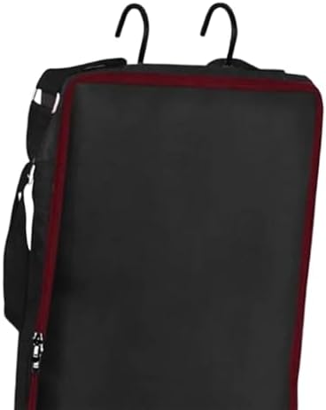 kowaku Bridle Bag,with 3 Prong Tack Rack Spacious Organizer Horse Tack Carry Bag, Horse Bridle Bag, for Harness, Bits, Headstalls, Black