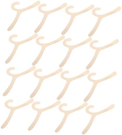 Kisangel 20pcs Stylish Plastic Pet Clothes Hanger Rack for Small Dogs Cats Space-Saving Design for Pet Apparel Lightweight Portable Dog Cat Clothing Display Hangers