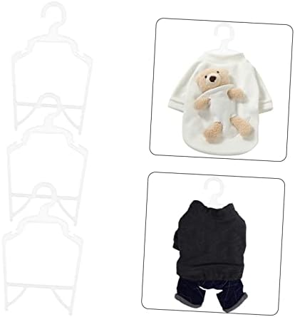 SOLUSTRE 10pcs PP Pet Clothes Hangers for Dogs Strong Structure Dog Clothing Hanging Rack Practical and Sturdy Apparel Holders for Puppy Closet Organization