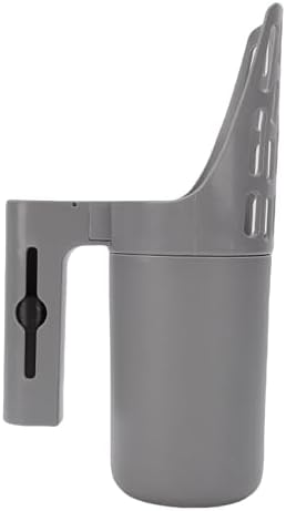 Focket Cat Litter Scooper, Large Capacity Ergonomic Handle Litter Scoop with Waste Can, 2 in 1 Scoop with Builtin Bag Storage for Pet Cats