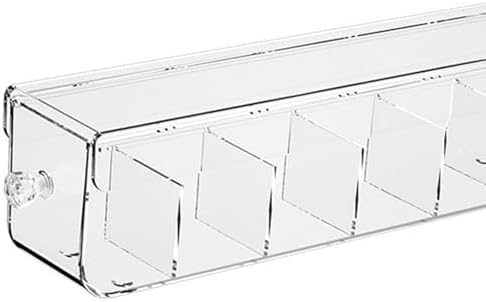 Bra Organizer Underwear Storage Box Drawer Organizer Storage Case with Lid PET Material Pull Out Divider Transparent Panel Suitable for